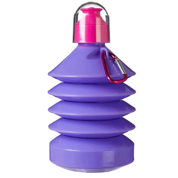 2Pcs 650ml Mimo Purple Collapsible Drinking Bottle