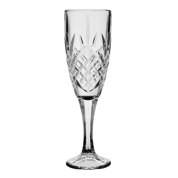 Beaumont Set of 4 Crystal Champagne Flutes