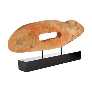 Filo Natural Mango Wood Slice Sculpture