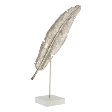 Zaber Figurine Feather On Stand