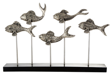 Zaber School Of Fish Sculpture