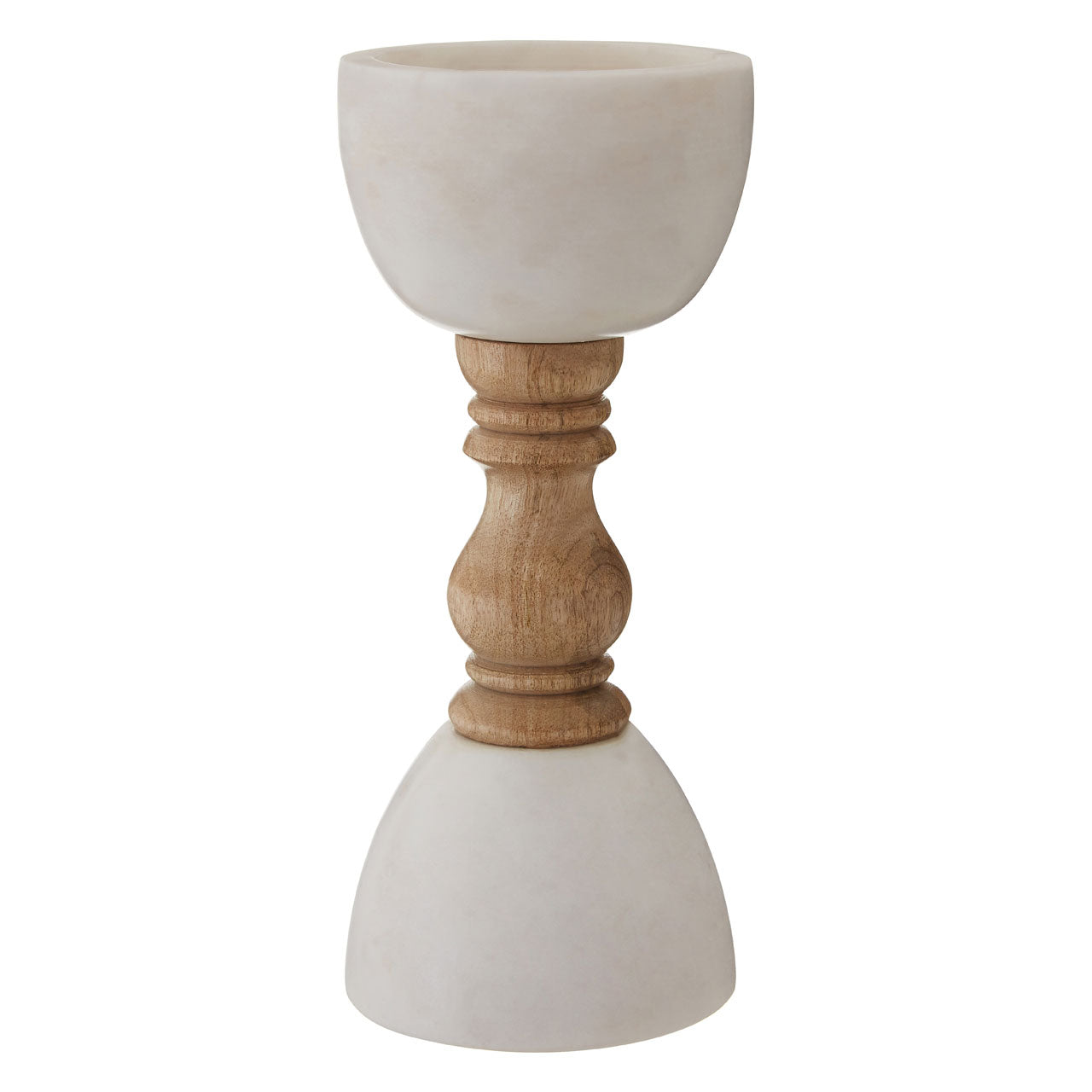 Sienna Candle Holder with Decorative Stem