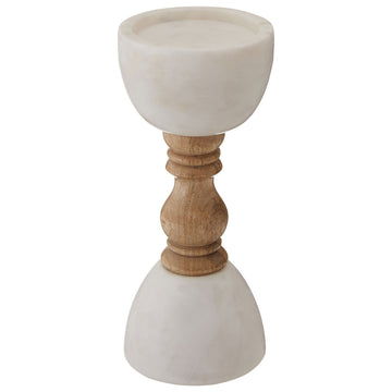 Sienna Candle Holder with Decorative Stem