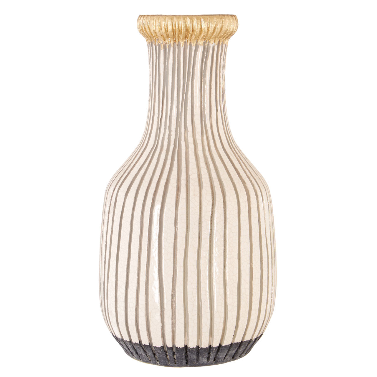 Veno Large White Earthenware Vase