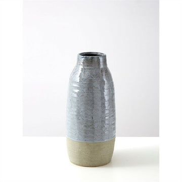 Caldera Grey Porcelain Vase