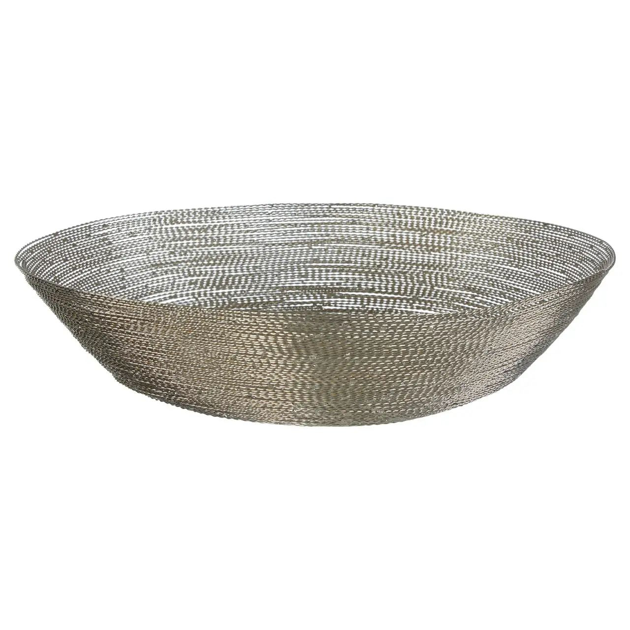 Helvi 5cm Nickel Wire Decorative Bowl