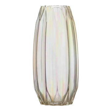 Pietro Large Iridescent Finish Glass Vase