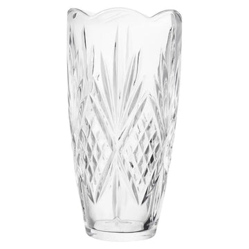 Belfort Crystal Scalloped Vase