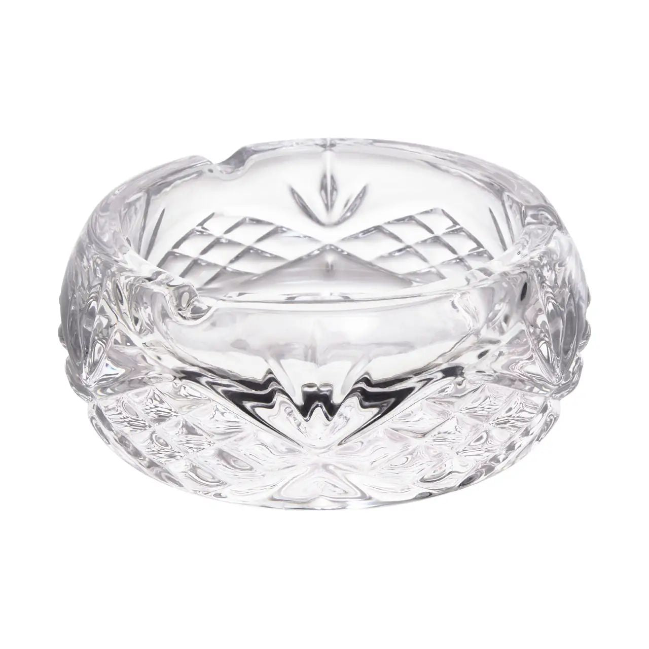 Belfort Large Crystal Textured Ashtray