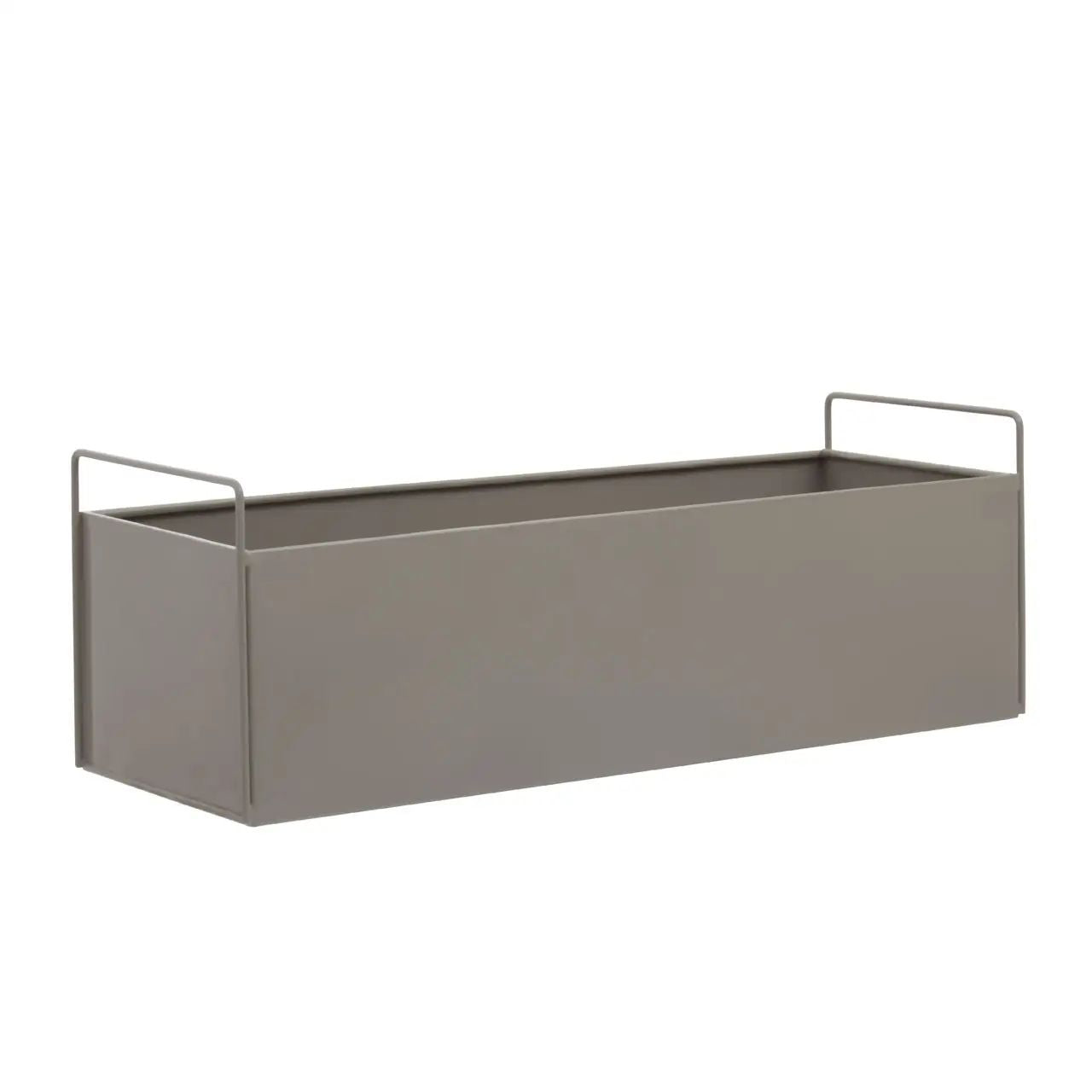 Ashwin Large Grey Iron Plant Box