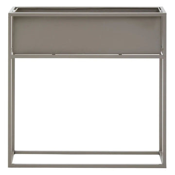 Ashwin Grey Iron Floor Standing Plant Box