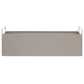 Ashwin Large Natural Iron Wall Plant Box