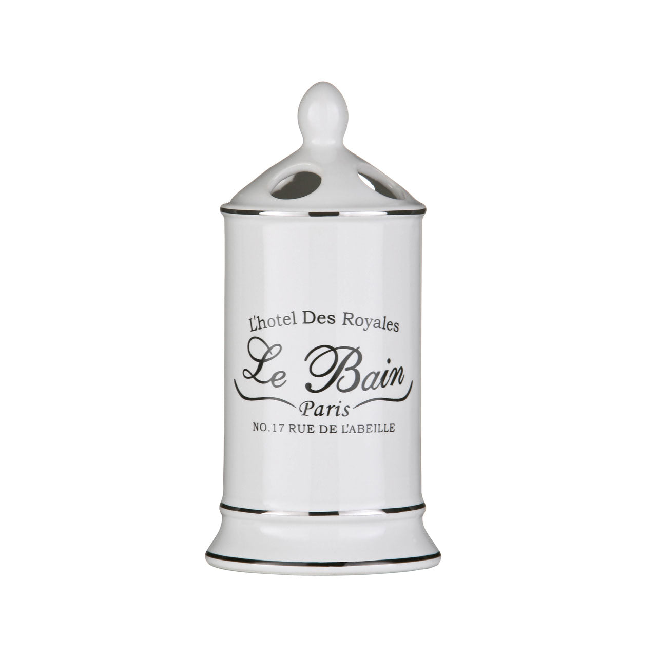 Le Bain White Ceramic Free Standing Toothbrush Holder