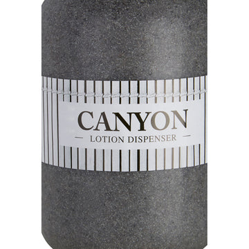 Canyon Polyresin Lotion Soap Dispenser