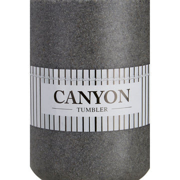 Canyon Polyresin Grey Stone Effect Toothbrush Tumbler