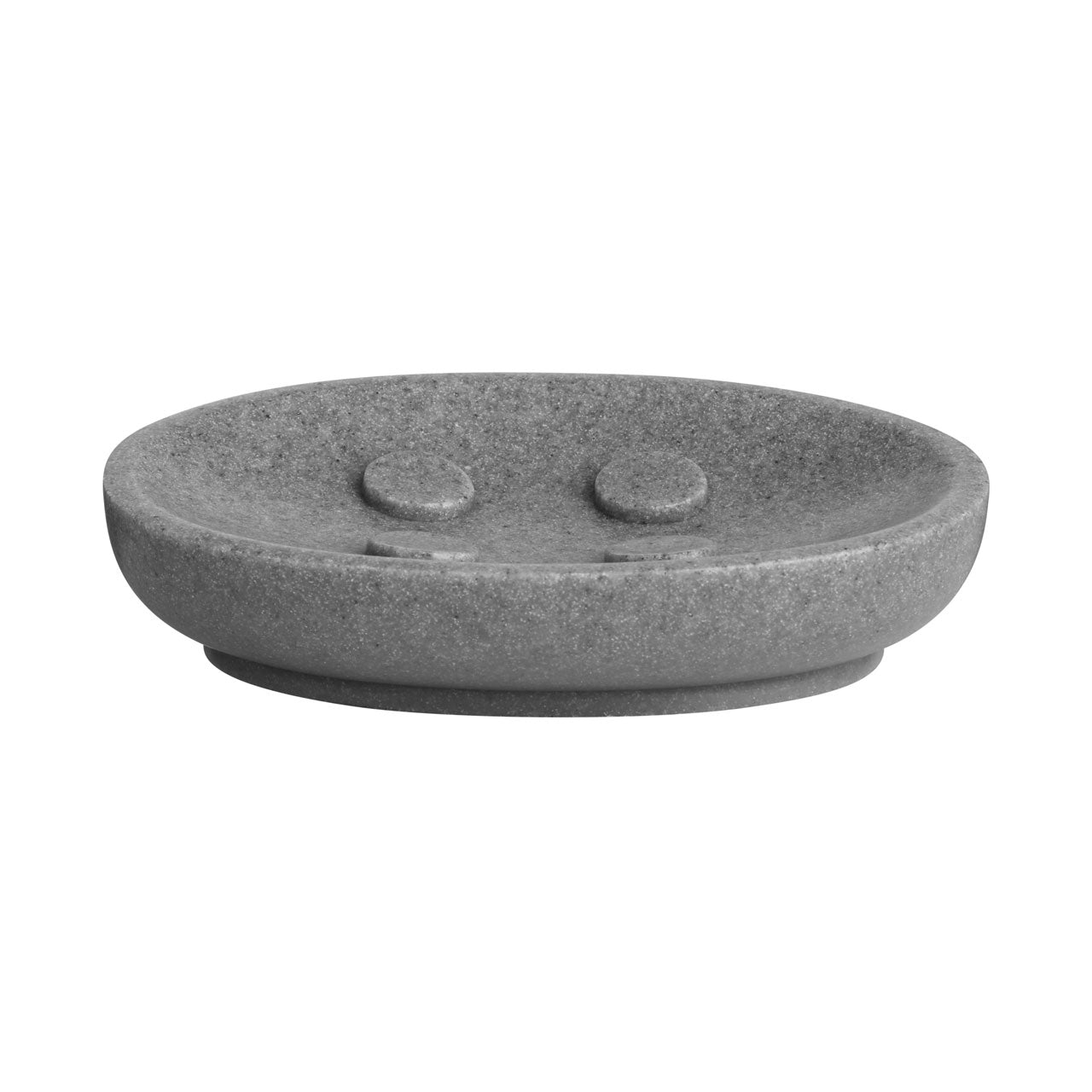 Canyon Polyresin Soap Dish Grey