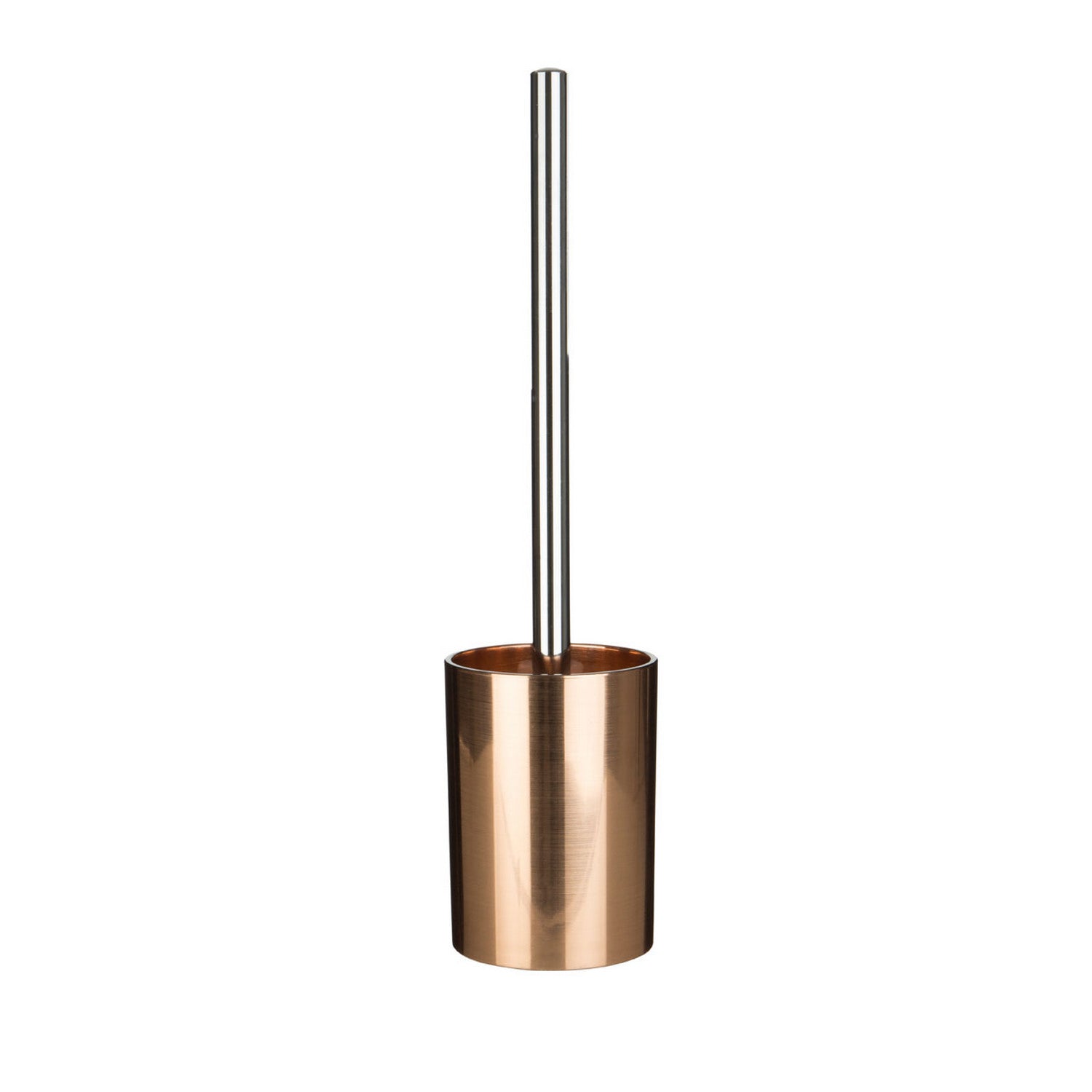 Shine Rose Gold Plastic Bathroom Cleaning Toilet Brush