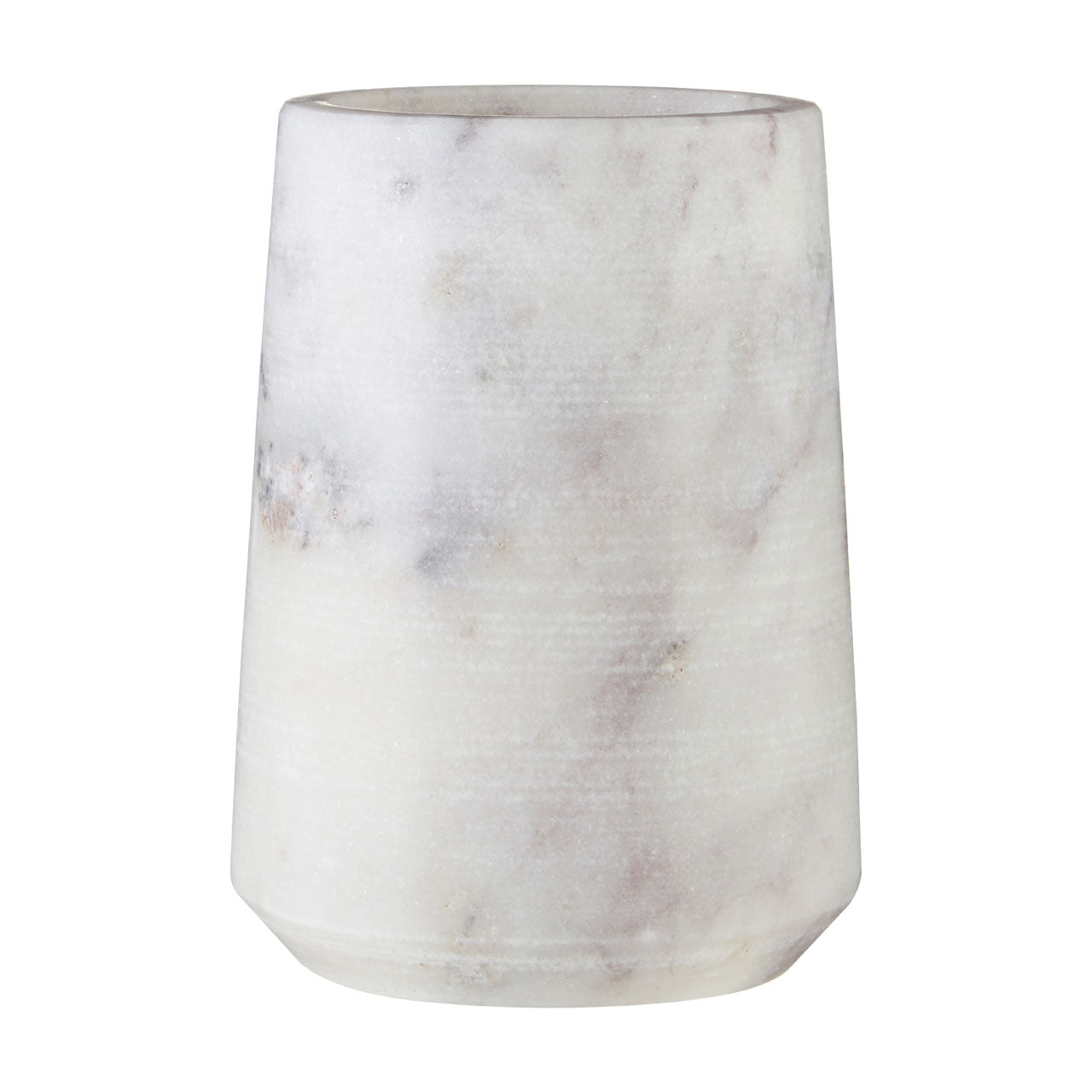 Off White Marble Tumbler Elegant Toothbrush Holder