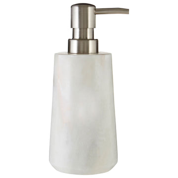 Off White Marble Lotion Liquid Soap Dispenser