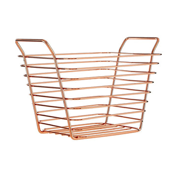 Shine Rose Gold Wire Basket