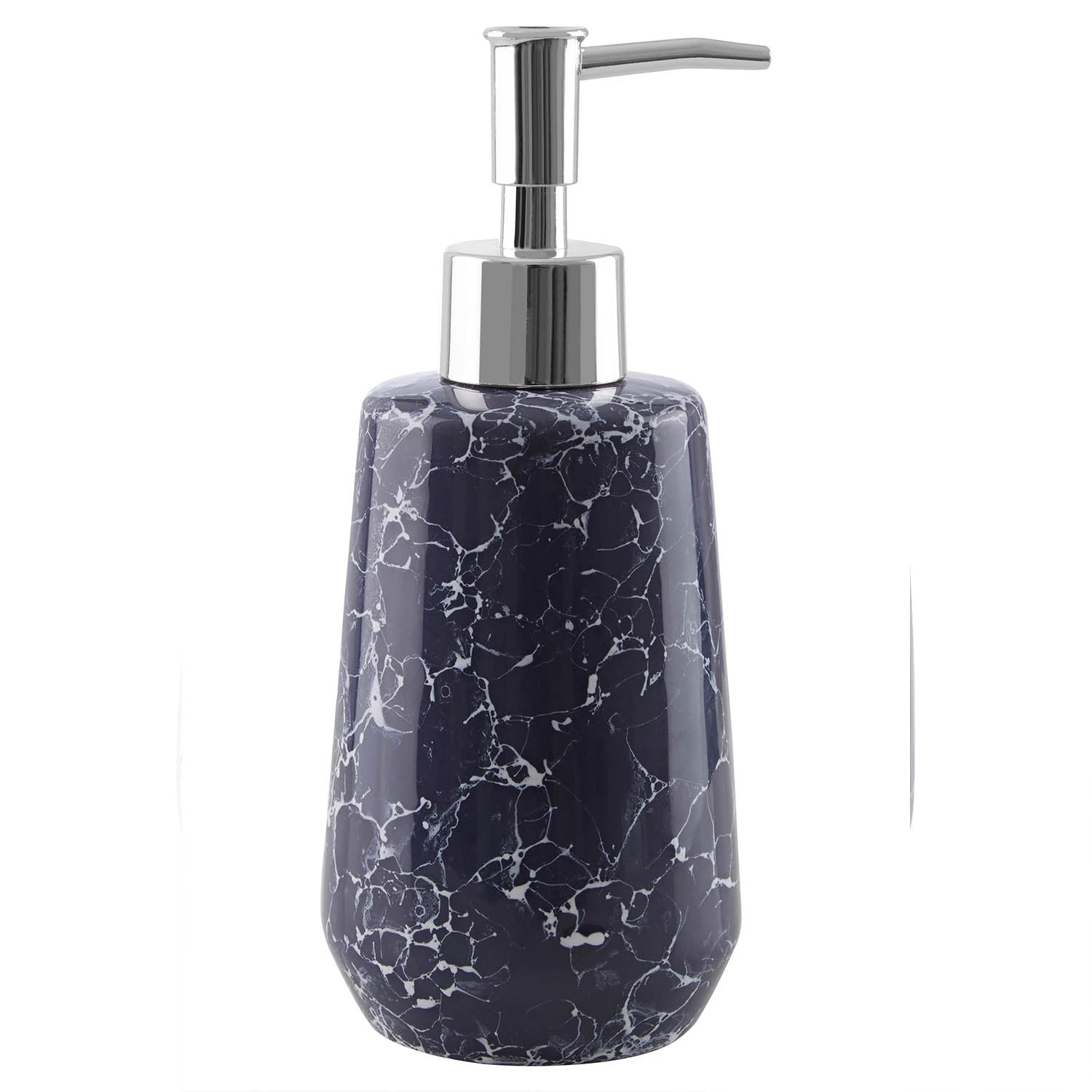 Bubble Dolomite Bathroom Soap Dispenser Dark Blue