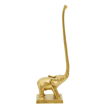 Fauna Gold Elephant Toilet Roll Holder