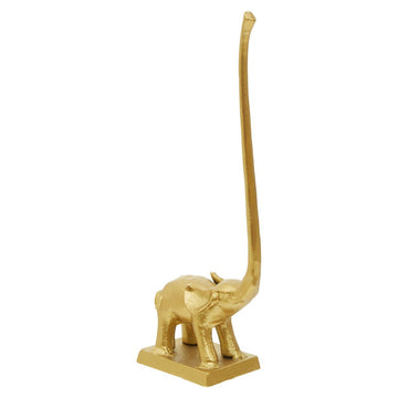 Fauna Gold Elephant Toilet Roll Holder