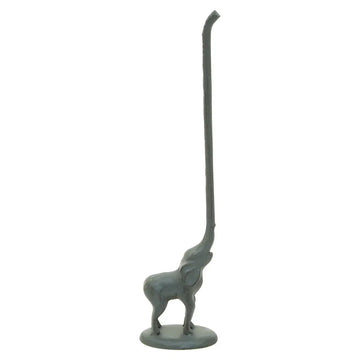Fauna Grey Elephant With Tail Tissue Roll Holder