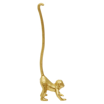 Fauna Gold Monkey Toilet Roll Holder