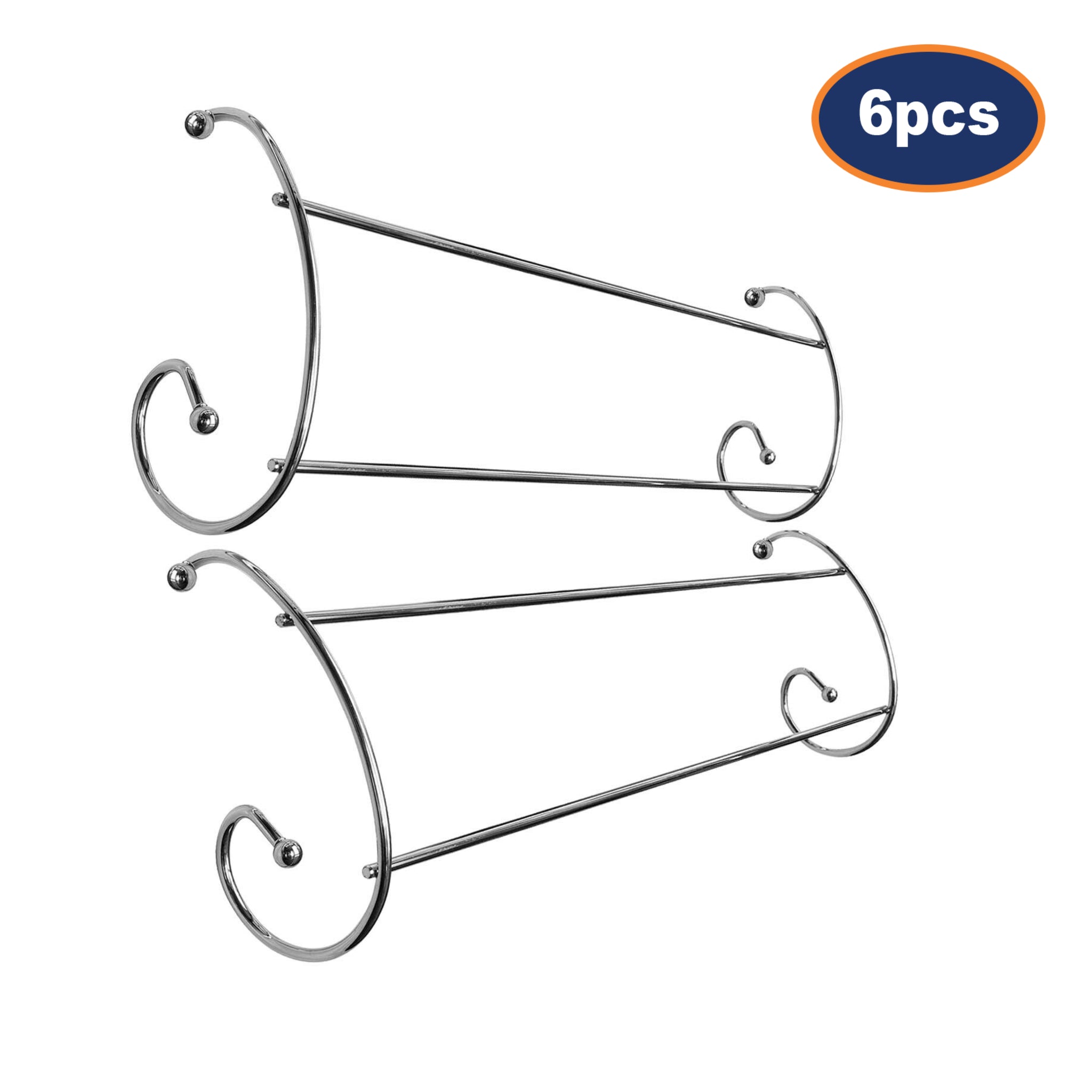 3-Pair Twin Rail Radiator Towel Holder