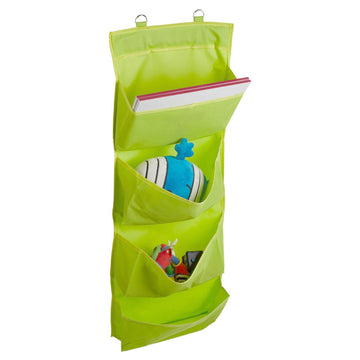 4 Tier Lime Green Over Door Hanging Organiser