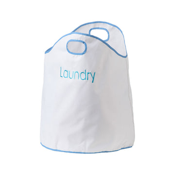 Oxford Blue Fabric Laundry Bag