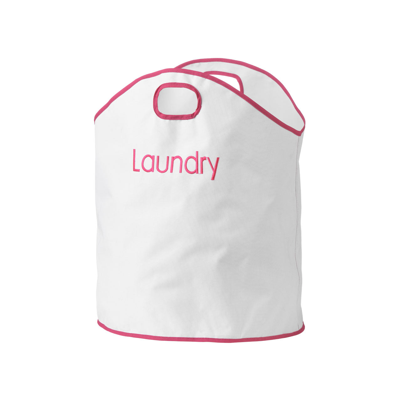 Oxford Pink Fabric Laundry Bag