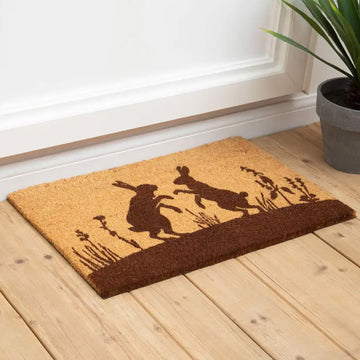 2pcs Heavy Duty Welcome Hare Doormat