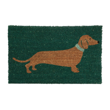 Heavy Duty 60 X 40cm Coir Sausage Dog Doormat