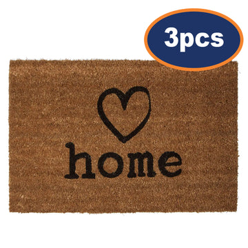 3pcs Charm Durable Coir Non Slip Doormat