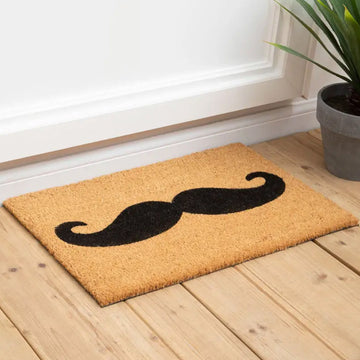 Moustache Doormat