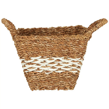 Livi Tapered Rectangular Seagrass Woven Basket