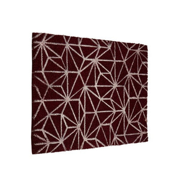 Premiere Houseware Mimo Dark Red Geometric Doormat