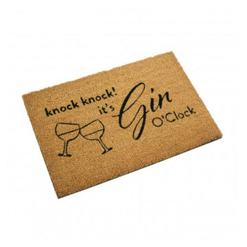 4pcs Gin O'clock Natural Design Doormat