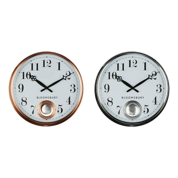 Copper Finish Bloomsbury Wall Hanging Clock