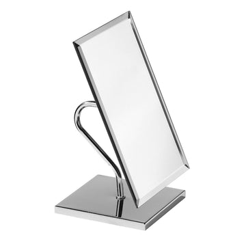 Rectangular Chrome Cosmetic Table Top Mirror