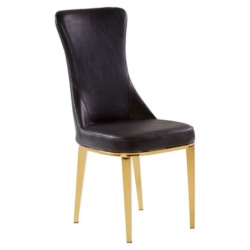 Horli Black & Gold Dining Chair