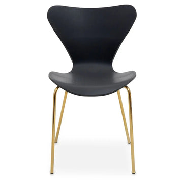 Maila Black & Gold Dining Chair