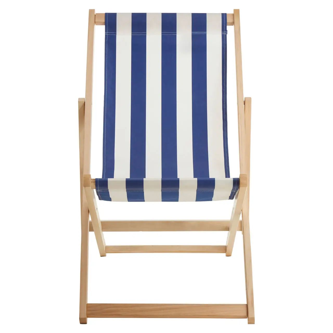 Beaumont Navy & White Deck Chair