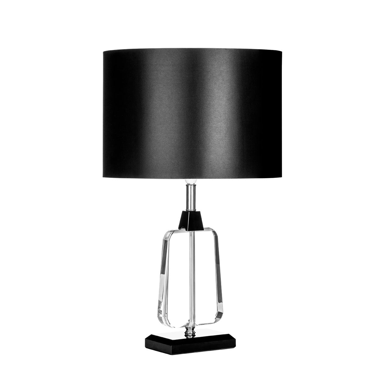 Tabitha Black Square Base Table Lamp