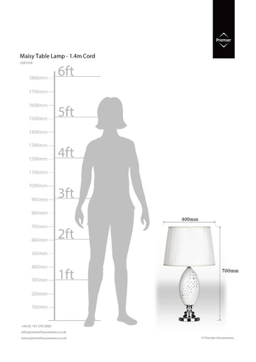 Stacy White Ceramic Table Lamp