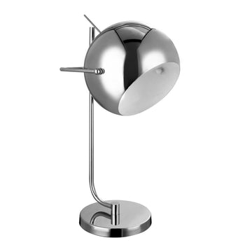 Chrome White Desk Lamp