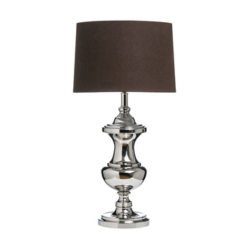 Arya Nickel Finish Table Lamp