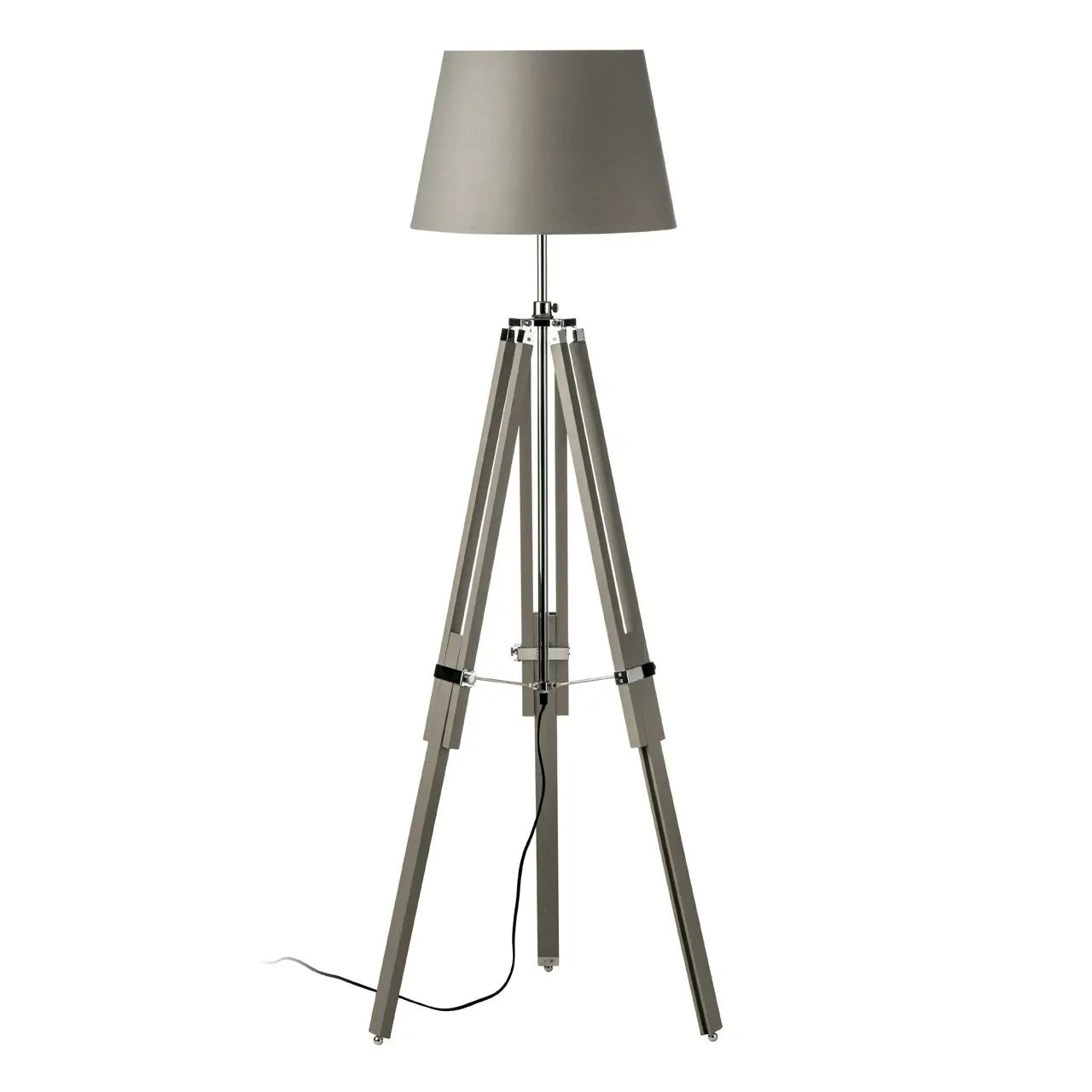 Casper Grey Tripod Base Floor Lamp
